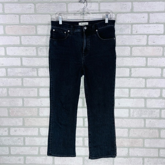 Madewell Petite Slim Demi Boot Jeans in Lunar Wash Size 28P - Picture 4 of 10
